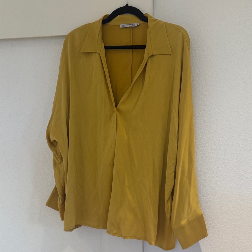 Chic Mustard Blouse